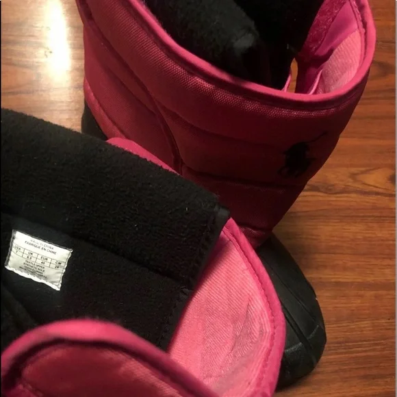 COPY - Polo Ralph Lauren Vancouver EZ Pull-On Big Kids Raspberry Snow Boots - Picture 7 of 11